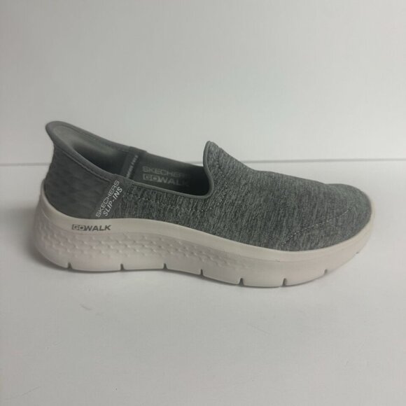 Skechers Womens Go Walk Flex Serena Sneaker Gray Size 6 M